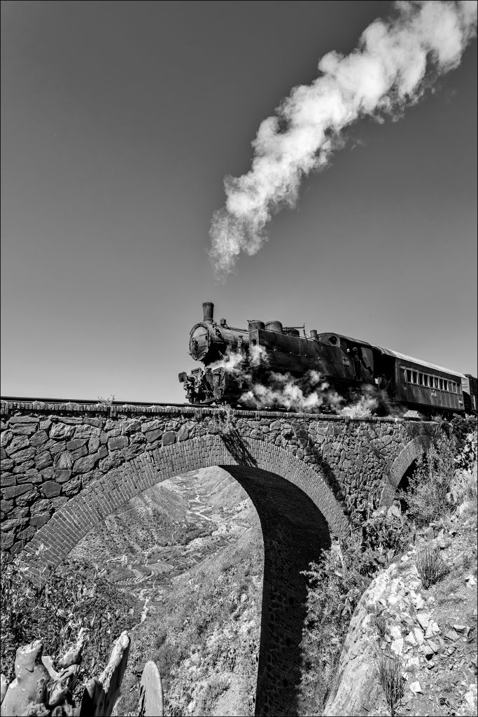Steam engine operation in Asia.